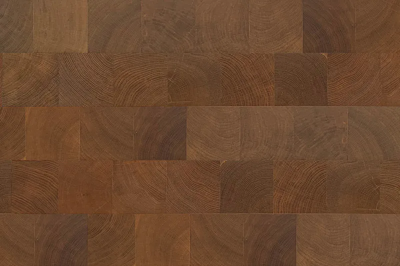 Reclaimed End Grain Oak Parquet
