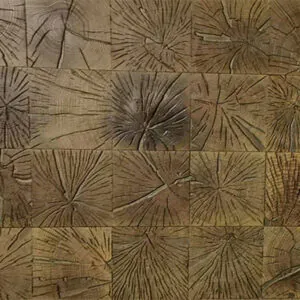 Oak End Grain Engineered Flooring Hand Made Rustic