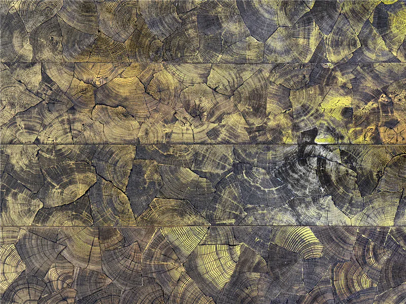 Oak End Grain Engineered Flooring – Metallic Lacquered