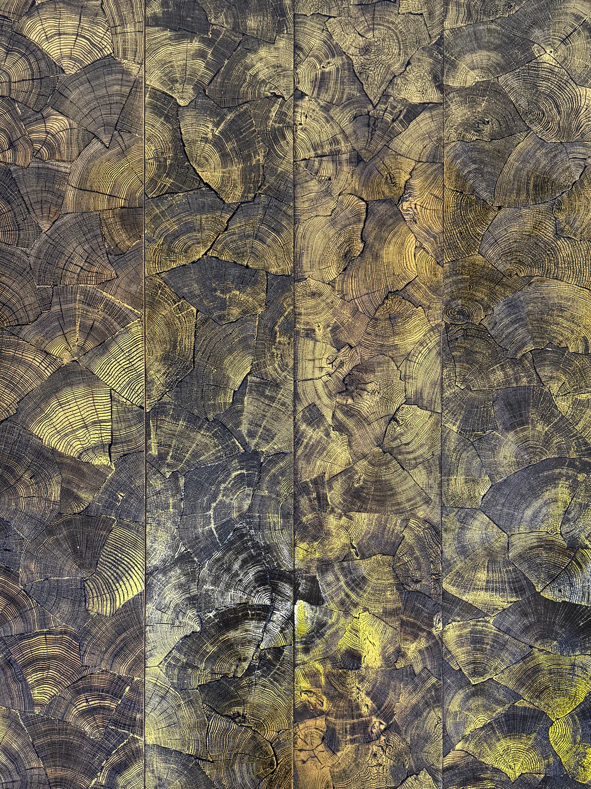 Oak End Grain Engineered Flooring – Metallic Lacquered - Image 2