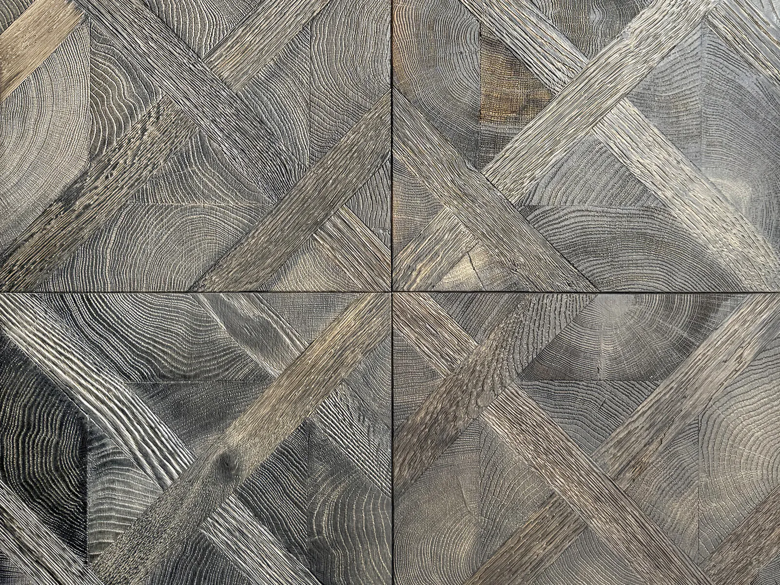 Oak End Grain Versailles Flooring – Reactive Black | High-End - Image 4